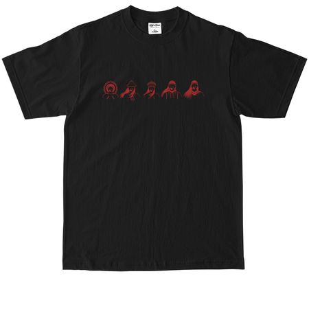 Red Dress Design by Dustin Newman, a Black Max Heavyweight Tee