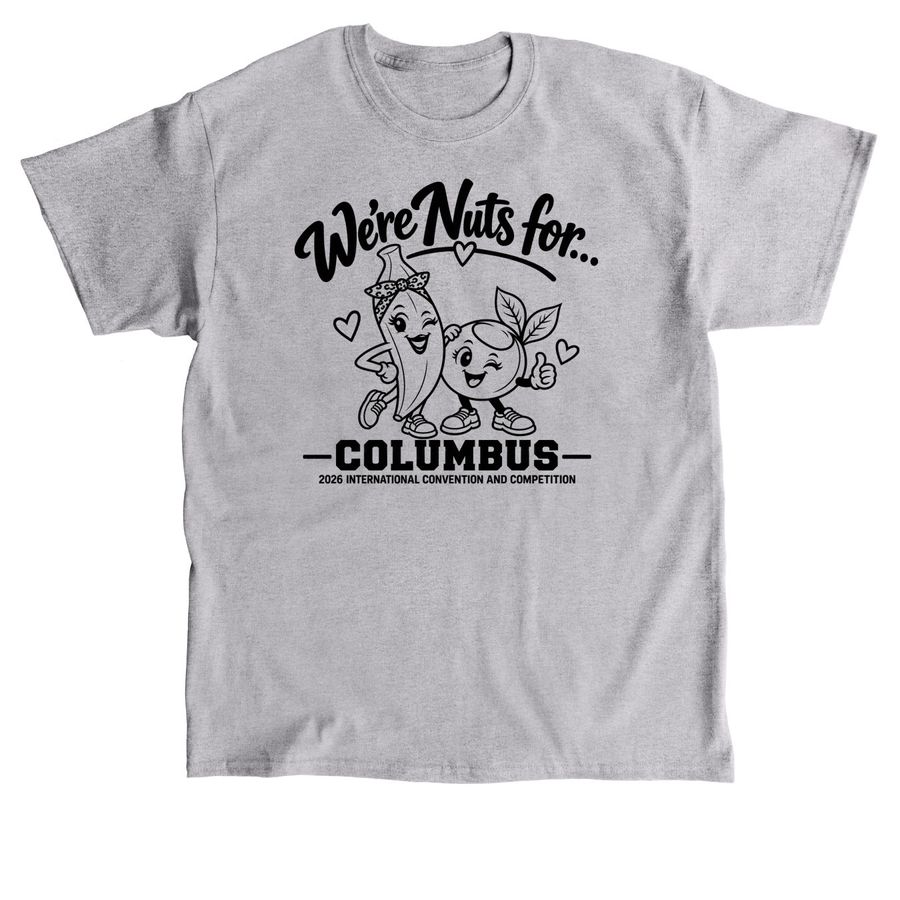 We?re ?Banana? Nuts!&nbsp;, a Sport Grey Classic Unisex Tee