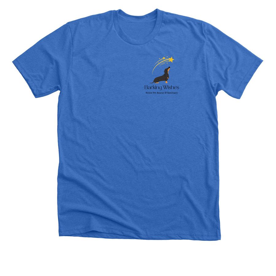 Barking Wishes, a Heather True Royal Premium Unisex Tee