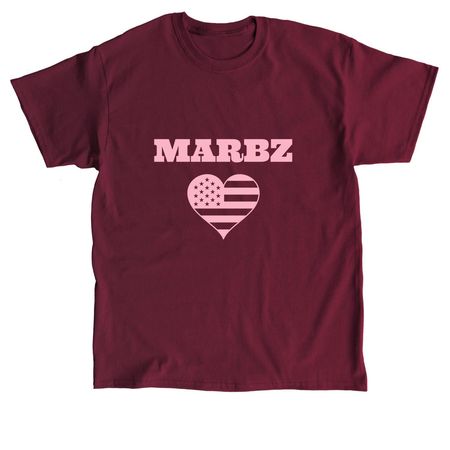 MARBZ, a Maroon Classic Unisex Tee