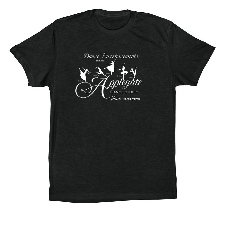 Senior shirts, a Vintage Black Premium Cotton Tee