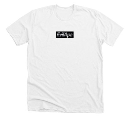 Evil$Ape Box logo, a Solid White Blend Premium Unisex Tee