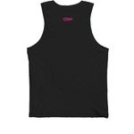 Hello Dolly!, a Black Premium Cotton Tank (back-view)