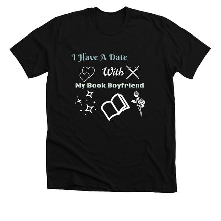 Book Boyfriend&nbsp;, a Solid Black Blend Premium Unisex Tee