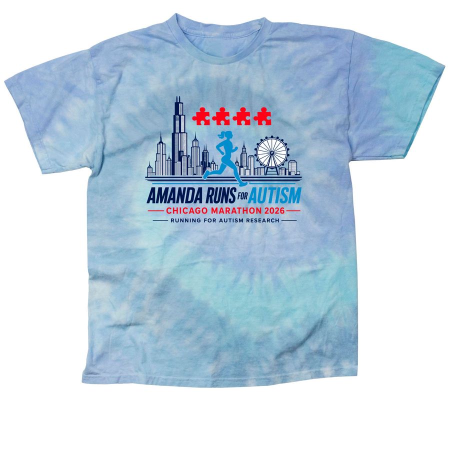 AK Runs - Fun Collection, a Lagoon Classic Tie Dye Tee
