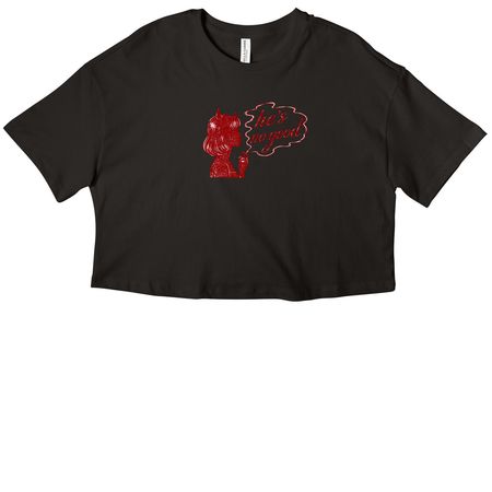 Pretty Handsome Devil Clothing, a Black Women?s Cropped Cotton Tee