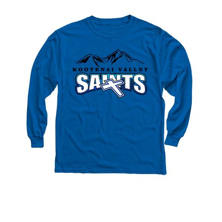 KVCS Saints, a Royal Youth Long Sleeve Tee