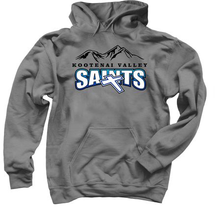 KVCS Saints, a Charcoal Pullover Hoodie