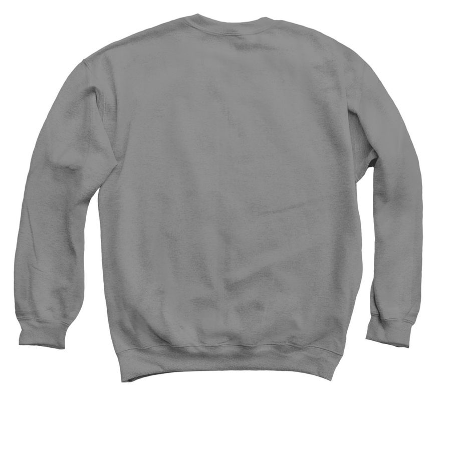 Vintage Pennant - Adult, a Charcoal Crewneck Sweatshirt (back-view)