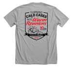 Microchip Hunters 10-year Anniversary T-Shirt, a Athletic Heather Premium Unisex Tee (back-view)