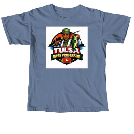Tulsa bass professor&nbsp;, a Blue Jean Comfort Colors Unisex Tee