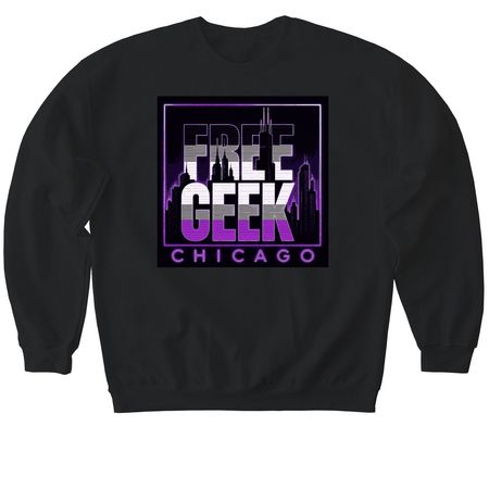 Sometimes, no need to power it on.&nbsp;, a Black Softstyle Crewneck Sweatshirt