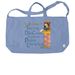 Medieval Library Tote: Two Designs in One!, a Elemental Blue Reclaimist G2G Tote Bag