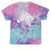 Support V's Medical Journey, a Cotton Candy Classic Tie Dye Tee (back-view)