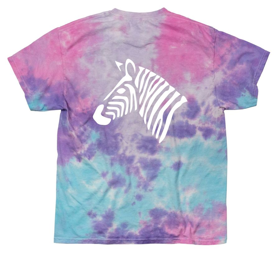 Support V's Medical Journey, a Cotton Candy Classic Tie Dye Tee (back-view)