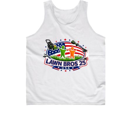 Americana, a White Classic Unisex Tank Top