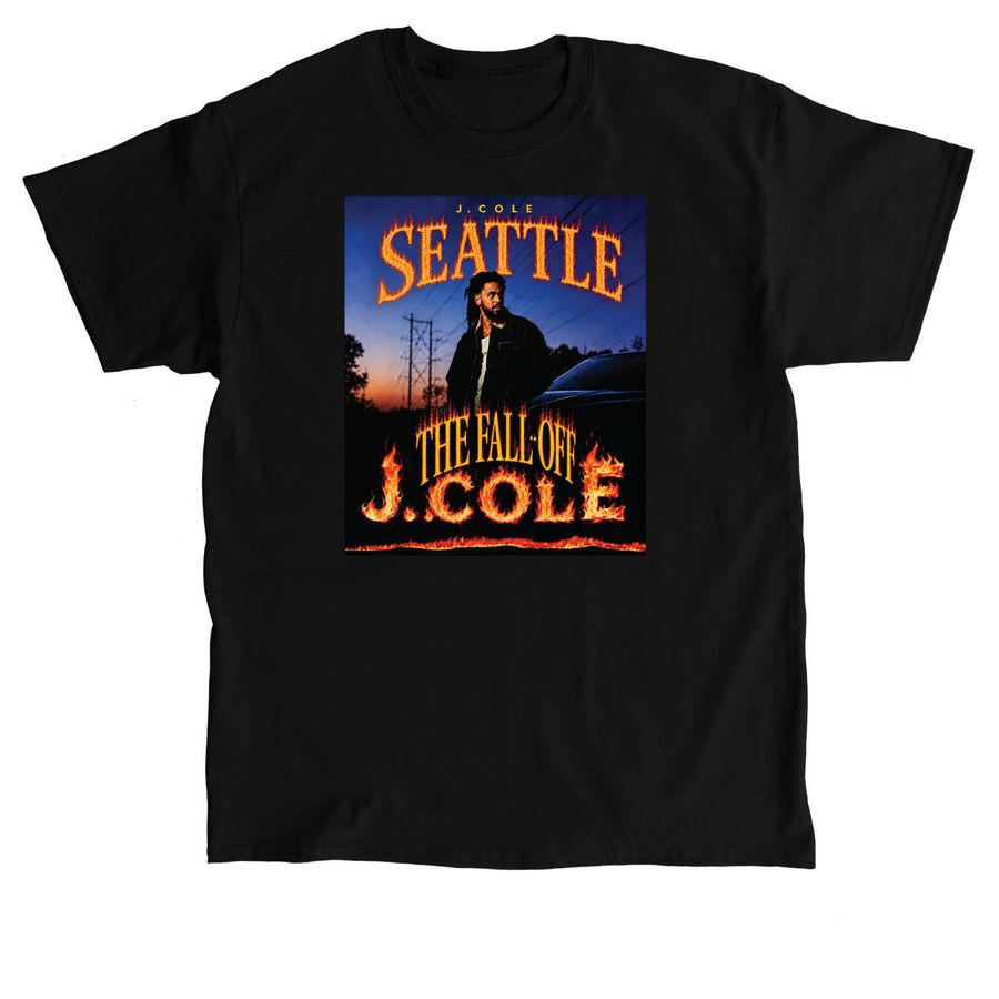 J Cole&nbsp;Climate Pledge Arena&nbsp;Merch, a Black Classic Unisex Tee