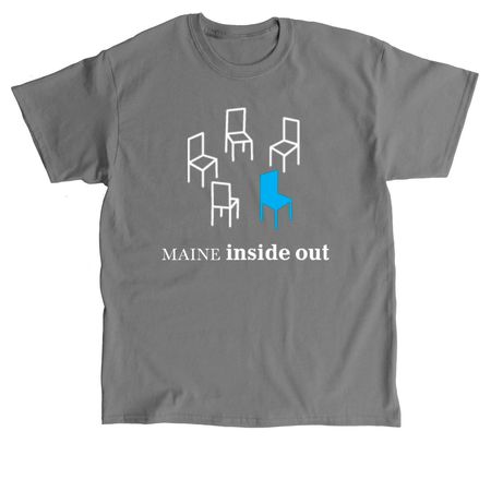 Maine Inside Out Apparel, a Charcoal Classic Unisex Tee