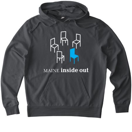 Maine Inside Out Apparel, a Terrain Grey Allmade Organic French Terry Pullover Hoodie