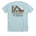 Episcopal, a Heather Ice Blue Premium Unisex Tee (back-view)