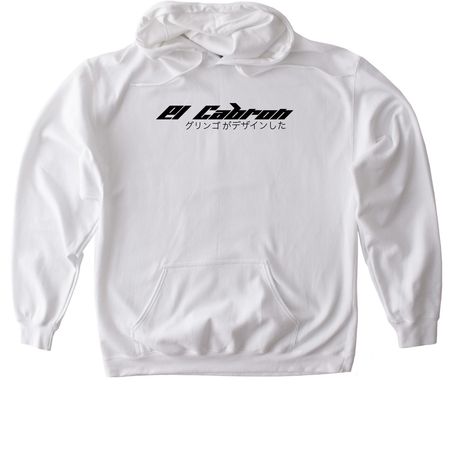 El Cabr?n in Japan, a White Gildan Softstyle Pullover Hoodie