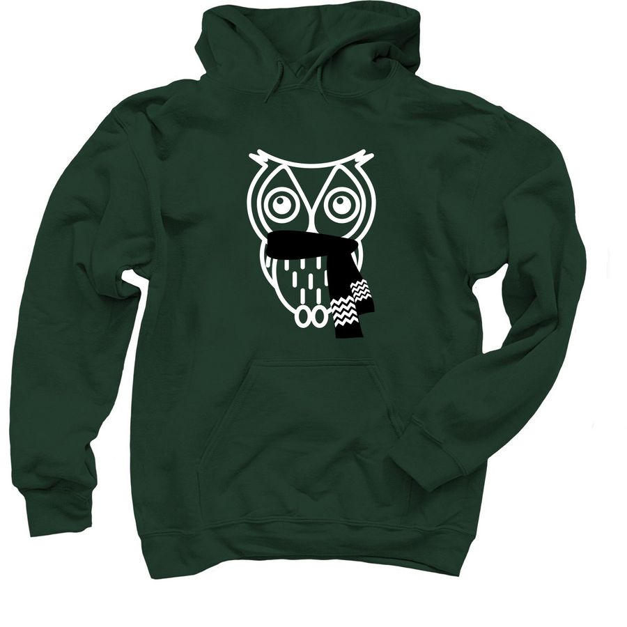 Whoodie lll, a Forest Green Pullover Hoodie