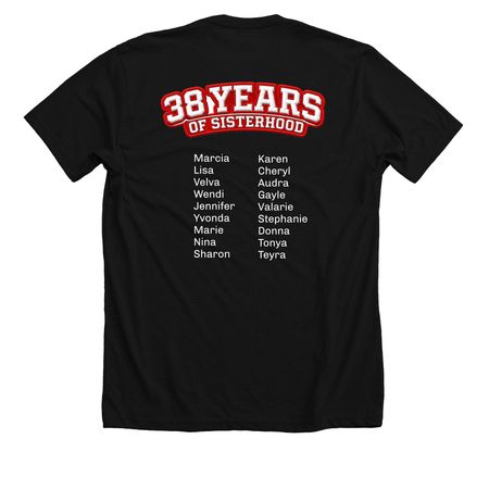 ELITE 18, a Solid Black Blend Premium Unisex Tee (back-view)