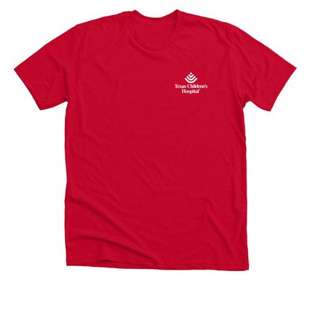 TCH Cardiology, a Solid Red Blend Premium Unisex Tee