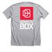 Down to Box Shirts/Tanks, a Athletic Heather Premium Unisex Tee (back-view)