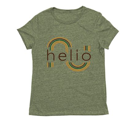 Helio Shirts, a Olive You Green Allmade Eco Triblend Women?s Tee