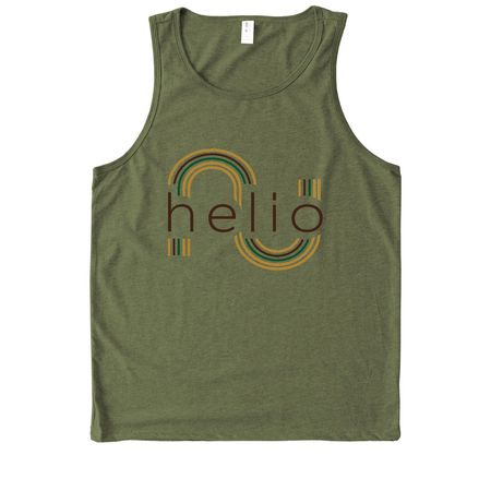 Helio Shirts, a Olive You Green Allmade Eco Triblend Tank