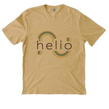 Helio Shirts, a Golden Wheat Allmade Organic Cotton Mineral Dye Tee