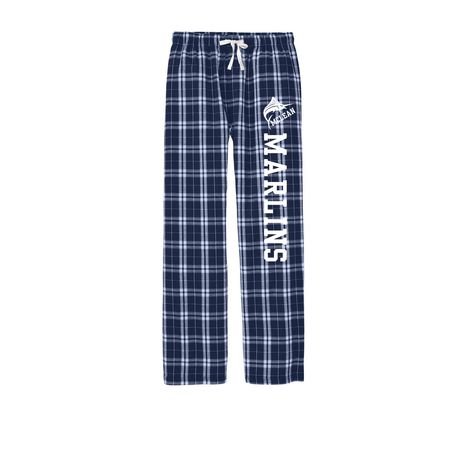 Marlins PJs, a True Navy Flannel Pajama Pant