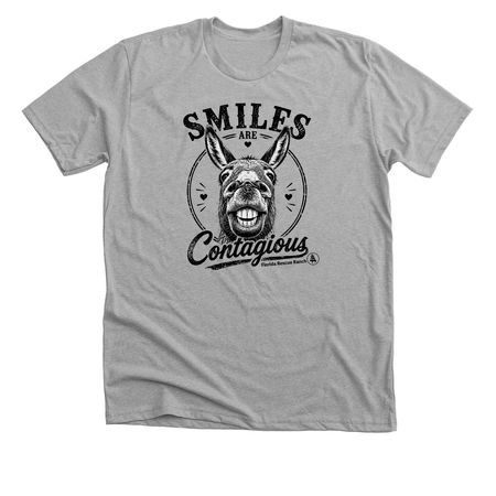 Wear the Smile. Fund their Care., a Athletic Heather Premium Unisex Tee