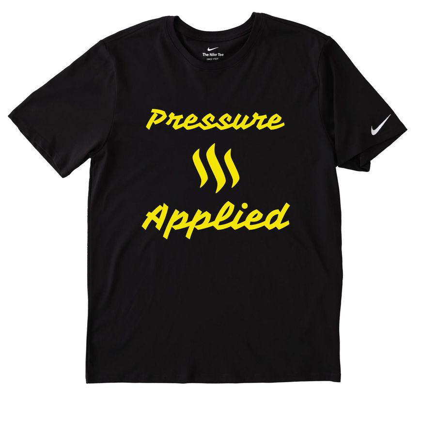 Charm Essentials, a Black Nike Dri-FIT Jersey Blend Performance Tee