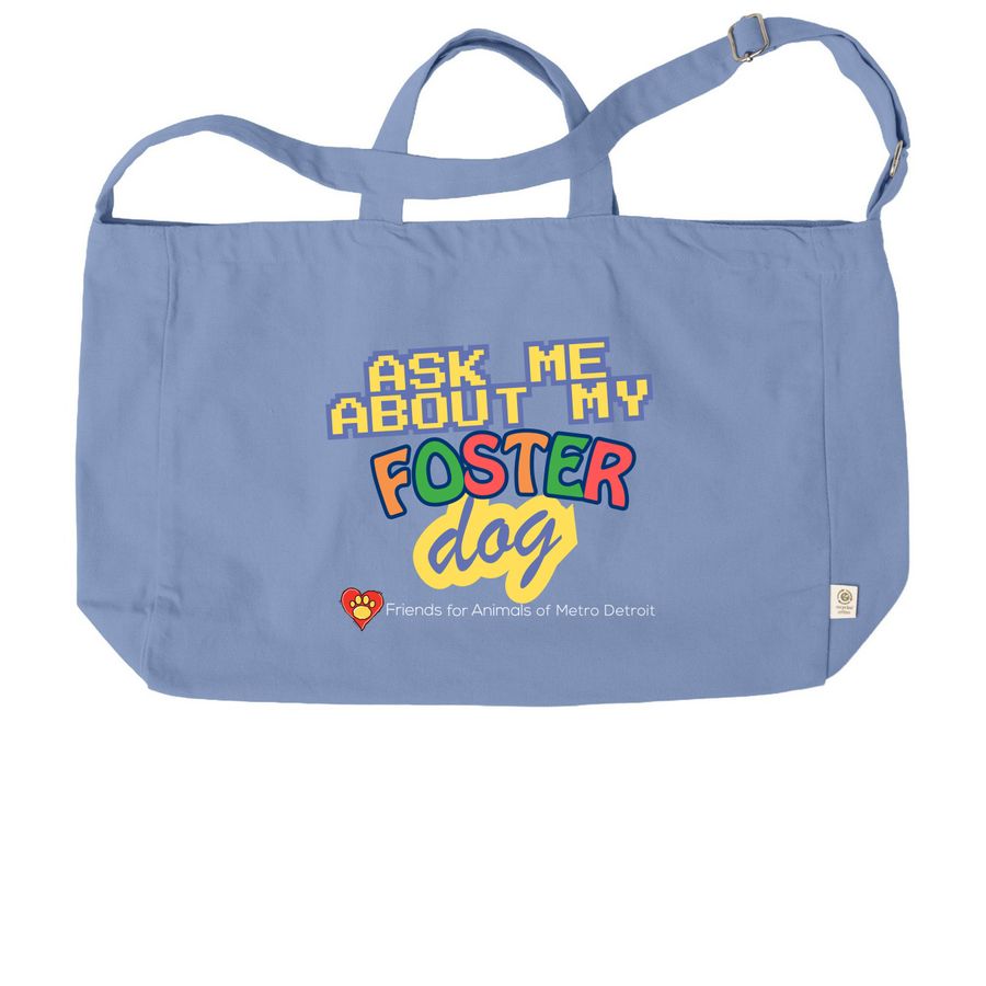 Foster Dog Mom Tote, a Elemental Blue Reclaimist G2G Tote Bag