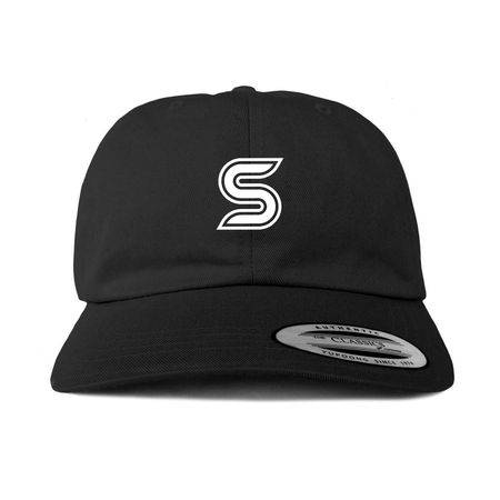 S Logo, a Black Printed Classic Baseball Cap