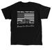 The Wall That Heals 2026 Tour Shirt, a Black Classic Unisex Tee