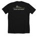 Smile like Anthony, a Solid Black Blend Premium Unisex Tee (back-view)