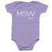 MSW mini, a Lavender Infant Onesie
