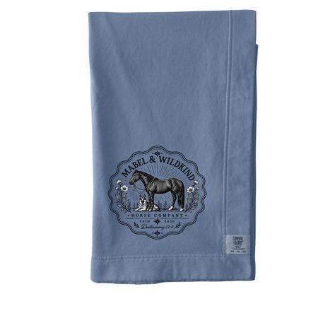 Blankets, a Blue Jean Comfort Colors Blanket