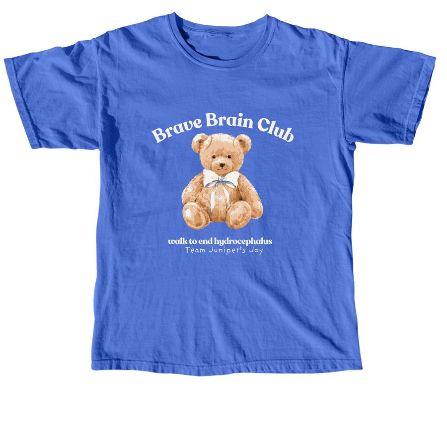 Hydrocephalus walk 2026, a Flo Blue Comfort Colors Unisex Tee