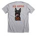 K9 Appa, a Athletic Heather Premium Unisex Tee (back-view)