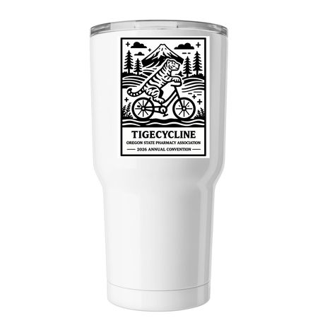 Water Tumbler, a White Insulated Tumbler
