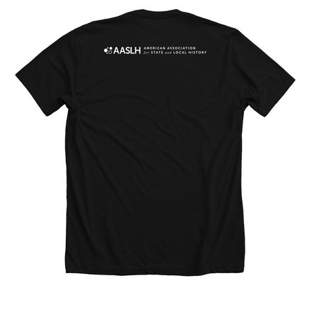 Small Museums, a Solid Black Blend Premium Unisex Tee (back-view)