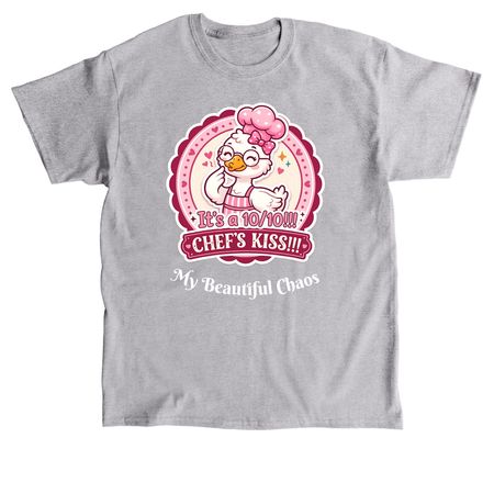 Hattie's Chef's Kiss, a Sport Grey Classic Unisex Tee