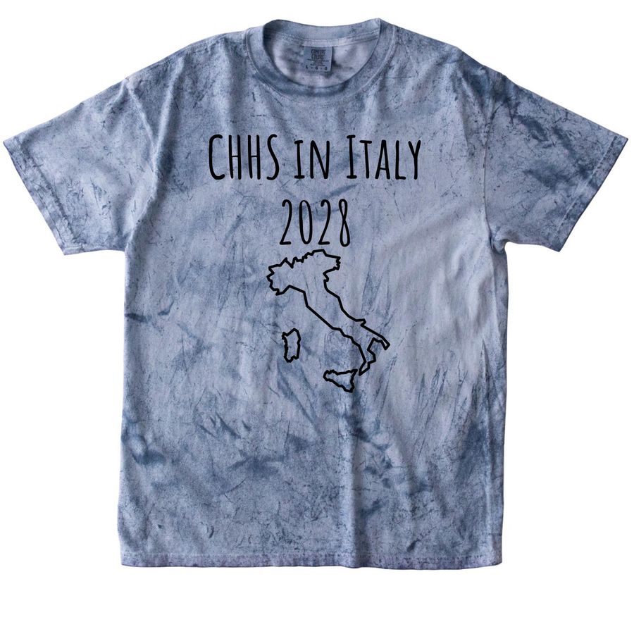 Students Exploring Italy, a Ocean Comfort Colors Colorblast Tee
