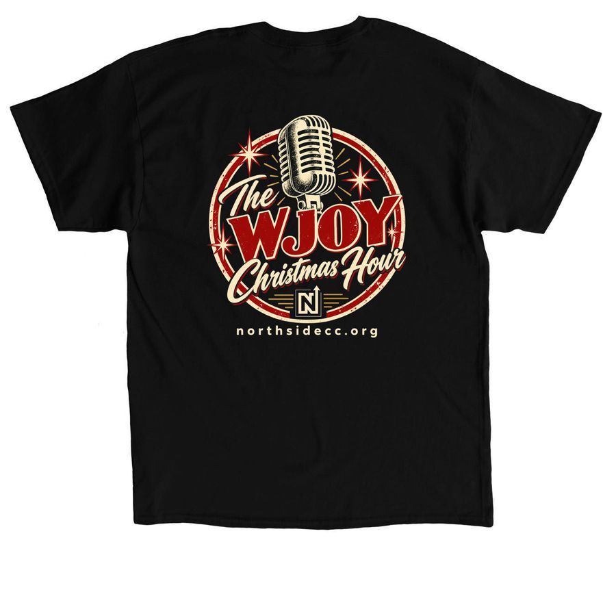 Christmas at Northside, 2026, a Black Classic Unisex Tee (back-view)