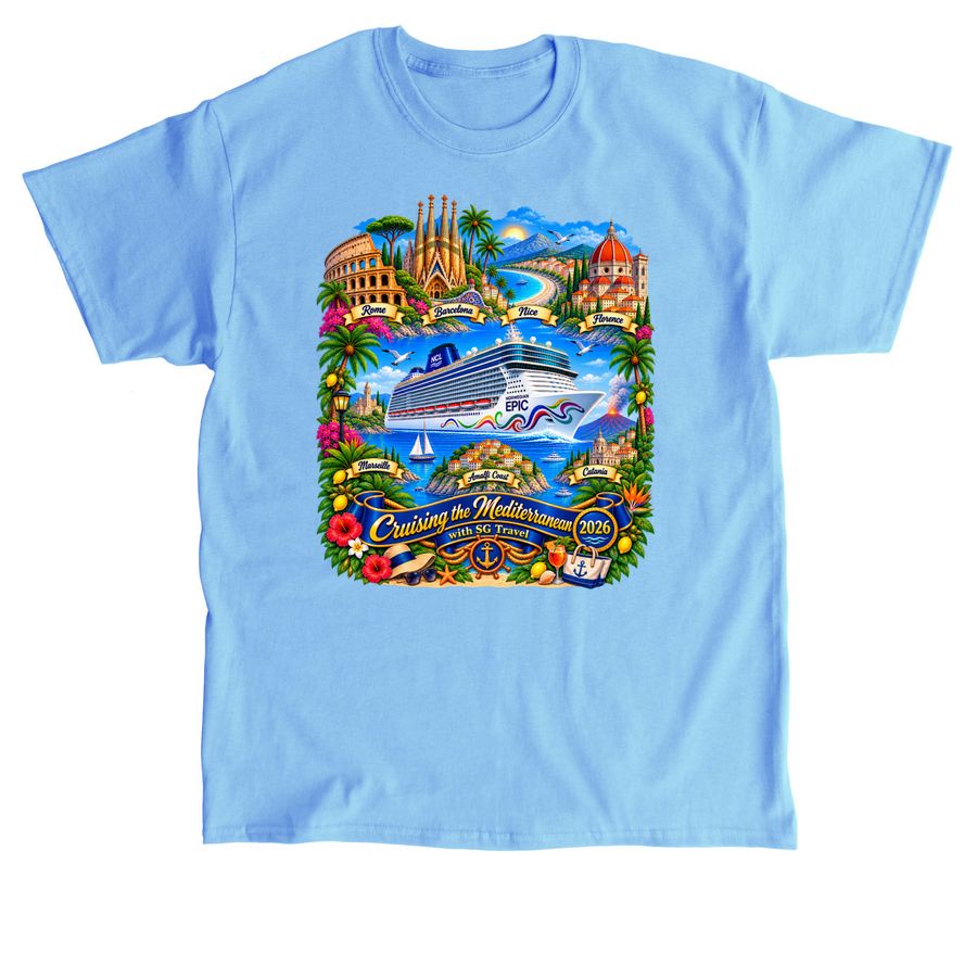 The Epic Tee!, a Carolina Blue Classic Unisex Tee