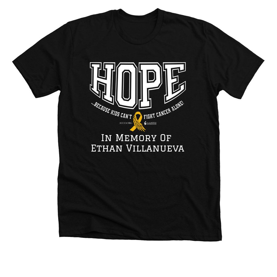 Ethan Villanueva Memory Ware, a Solid Black Blend Premium Unisex Tee